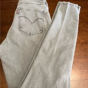 Levi's Light Gray Women's Straight Leg Jeans